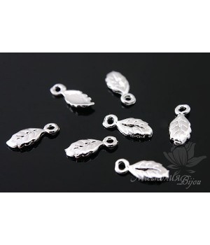 ПОДВЕСКА "Baby Leaf", родиевое покрытие