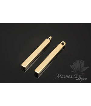 ПОДВЕСКА "Палочка", позолота 14 карат