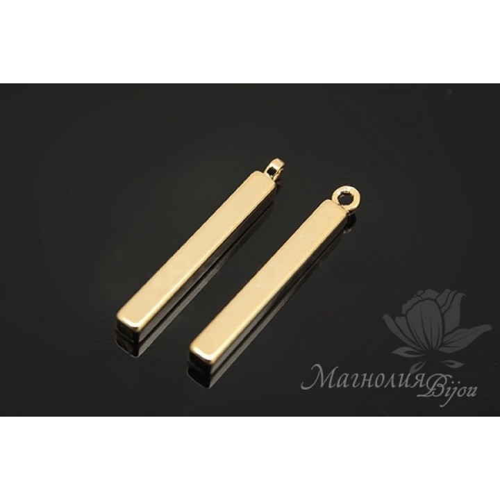 ПОДВЕСКА "Палочка", позолота 14 карат