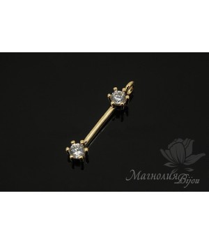 ПОДВЕСКА "Марко", позолота 14 карат