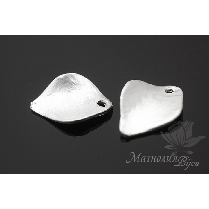 ПОДВЕСКА "Чешуйка", родиевое покрытие