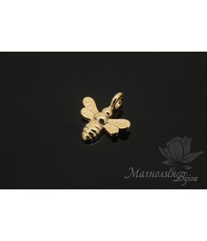 ПОДВЕСКА "Пчёлка маленькая", позолота 14 карат