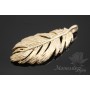 ПОДВЕСКА "Перо", позолота 14 карат
