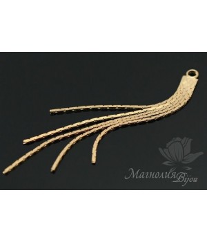 ПОДВЕСКА-КИСТОЧКА "Эгоист", позолота 16 карат