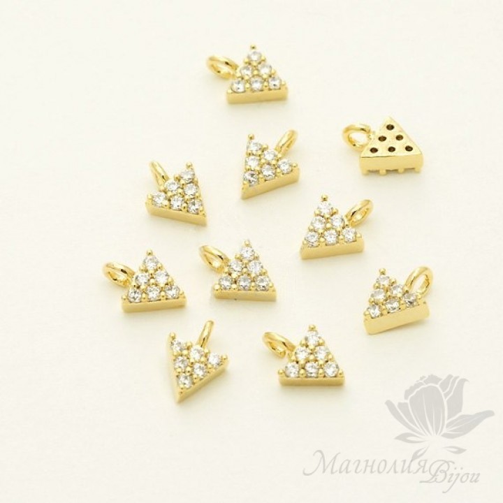 ПОДВЕСКА "Треугольничек", позолота 16 карат