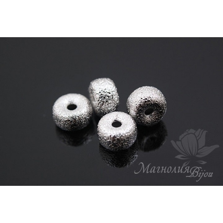 БУСИНА "Сrumbs", родиевое покрытие