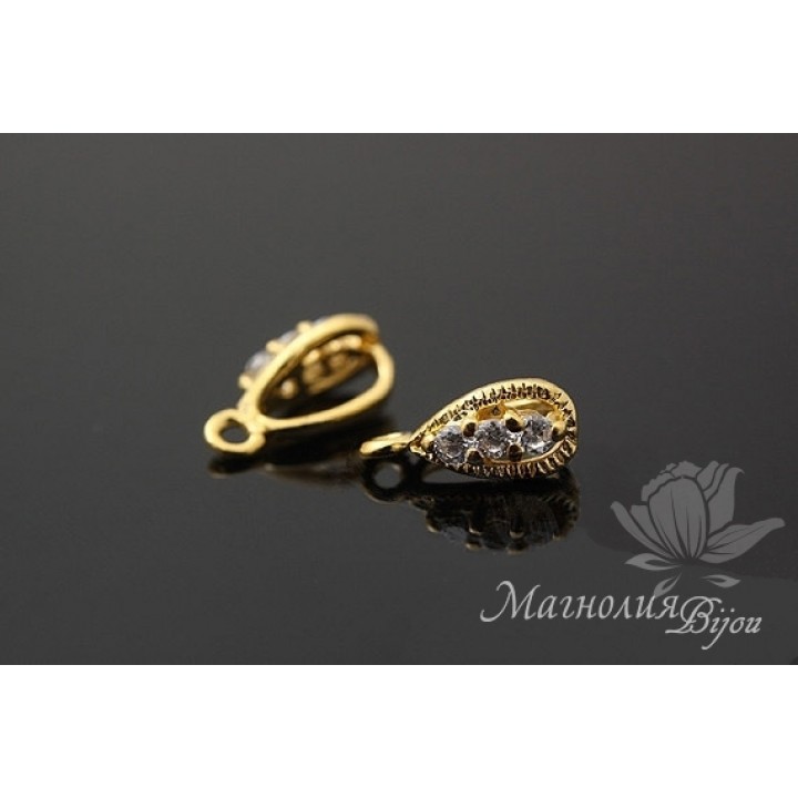 Бейл "Капелька", позолота 14 карат