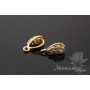 Бейл "Капелька", позолота 14 карат