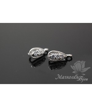 Бейл "Капелька", родиевое покрытие