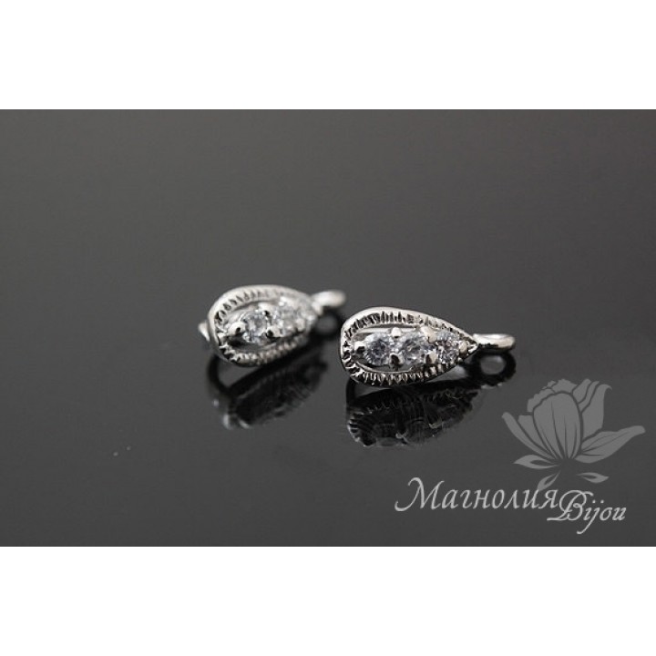 Бейл "Капелька", родиевое покрытие