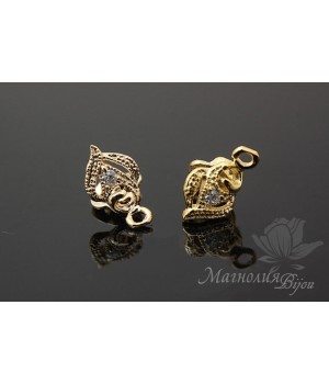 БЕЙЛ зажимный "Шахерезада", позолота 14 карат