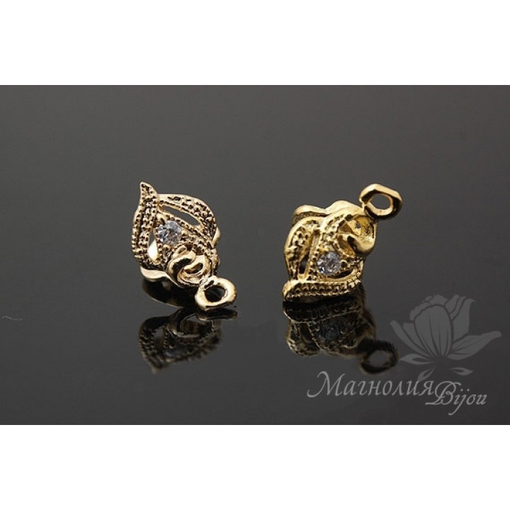 БЕЙЛ зажимный "Шахерезада", позолота 14 карат