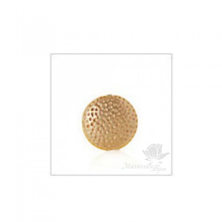 Бусина 002, серебро 925 пробы с позолотой Vermeil