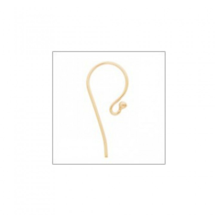 Швензы серебро 925 пробы с позолотой Vermeil(4010-V)