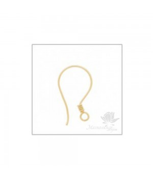 Швензы серебро 925 пробы с позолотой Vermeil(4001-V)