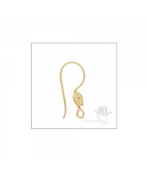 Швензы серебро 925 пробы с позолотой Vermeil(4027-V)