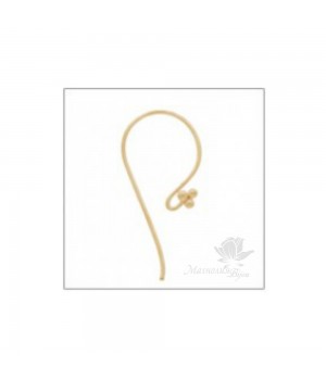 Швензы серебро 925 пробы с позолотой Vermeil(4011-V)