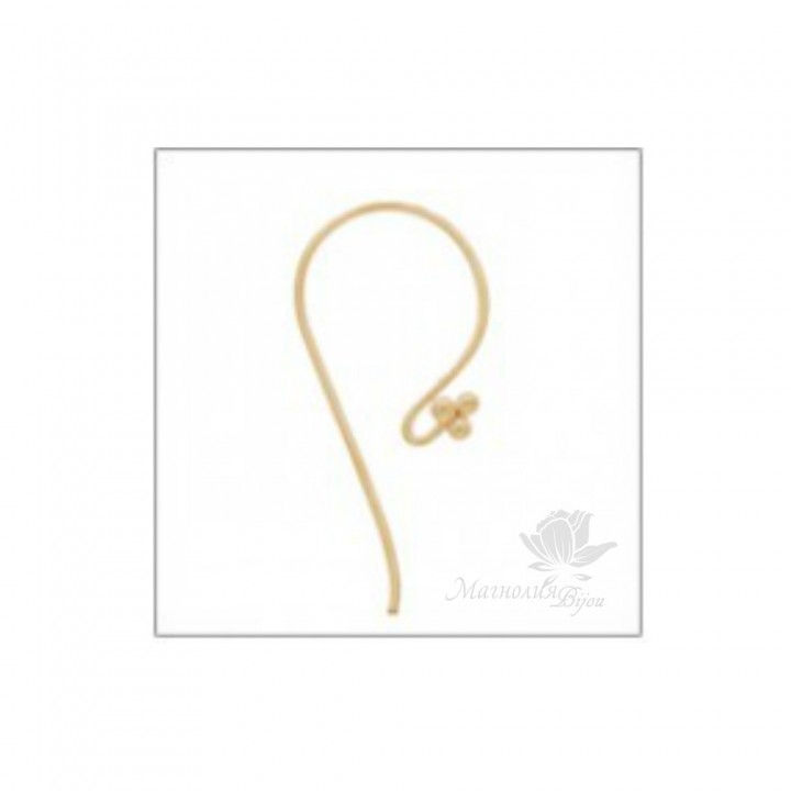 Швензы серебро 925 пробы с позолотой Vermeil(4011-V)