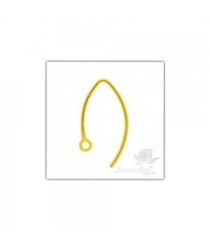 Швензы серебро 925 пробы с позолотой Vermeil(4045-V)