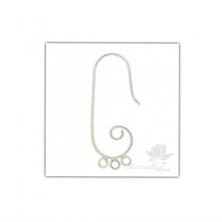 Швензы серебро 925 пробы(4056)