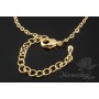 ОСНОВА-ЦЕПОЧКА для браслета, позолота 16 карат