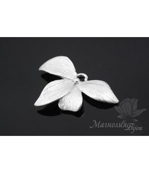 Коннектор "Орхидея", родиевое покрытие