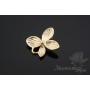 КОННЕКТОР "Гортензия малая", позолота 14 карат