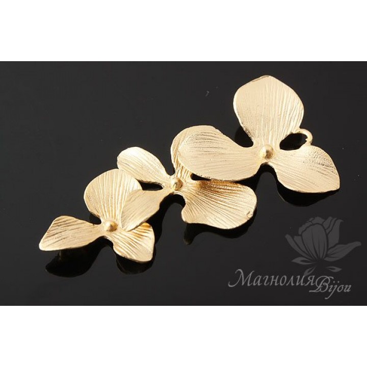 Conector "Felicia", baño de oro 14K