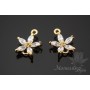 КОННЕКТОР "Flower", позолота 14 карат