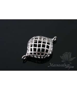 КОННЕКТОР "Решетка", родиевое покрытие