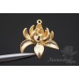 КОННЕКТОР "Хризантема", позолота 14 карат