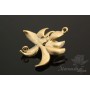 КОННЕКТОР "Хризантема", позолота 14 карат
