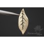Коннектор "Lemon Leaf", позолота 14 карат