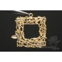 КОННЕКТОР "Рамочка", позолота 14 карат
