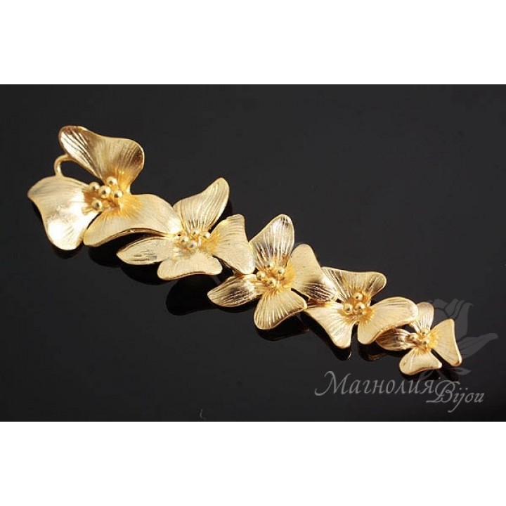 КОННЕКТОР "Камилла", позолота 14 карат