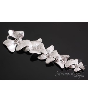 КОННЕКТОР "Камилла", родиевое покрытие