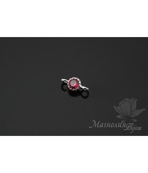 КОННЕКТОР "Рубин Baby" 3,5 мм, родиевое покрытие