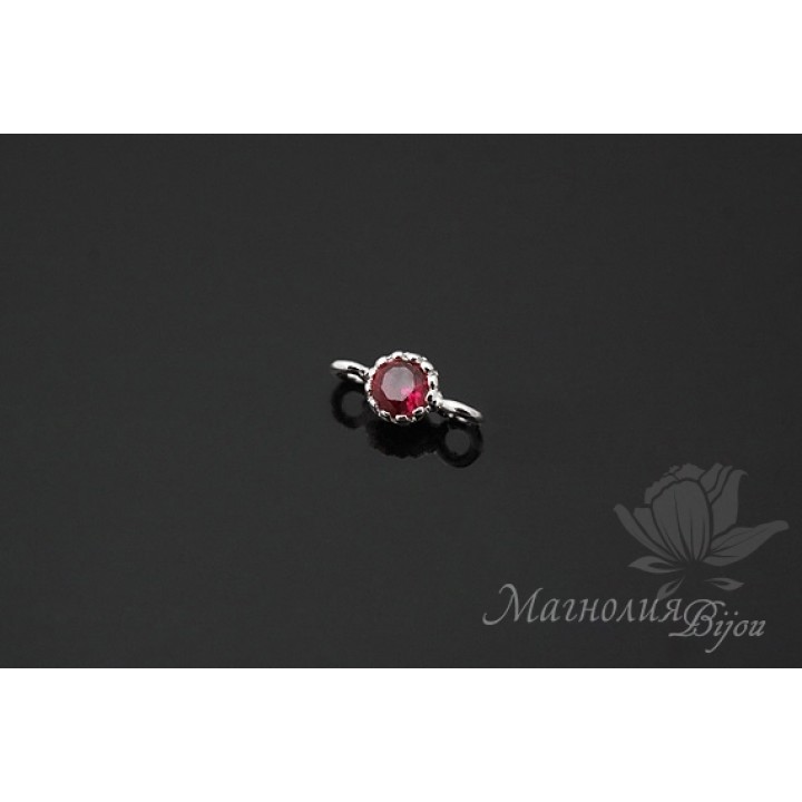 КОННЕКТОР "Рубин Baby" 3,5 мм, родиевое покрытие