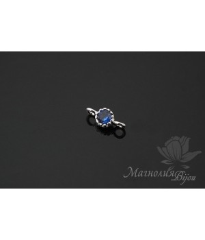 КОННЕКТОР "Сапфир Baby" 3,5 мм, родиевое покрытие КОННЕКТОР "Сапфир Baby" 3,5 мм, родиевое покрытие