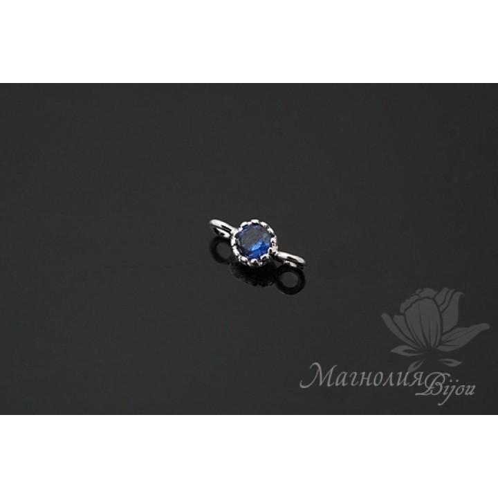 КОННЕКТОР "Сапфир Baby" 3,5 мм, родиевое покрытие