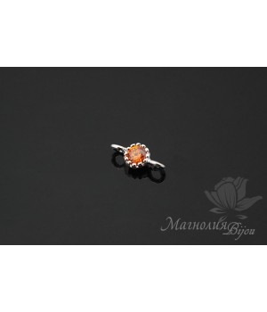 КОННЕКТОР "Оранж Baby" 3,5 мм, родиевое покрытие