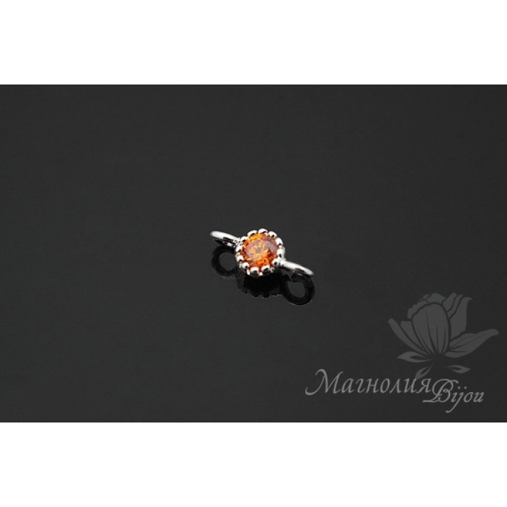 КОННЕКТОР "Оранж Baby" 3,5 мм, родиевое покрытие