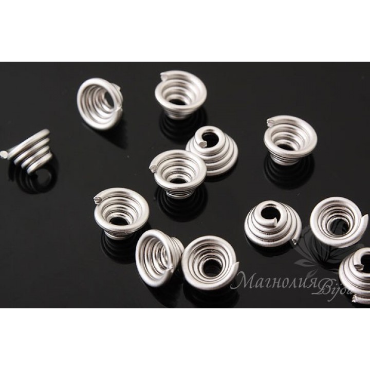 ШАПОЧКА "Стружка" матовая, родиевое покрытие