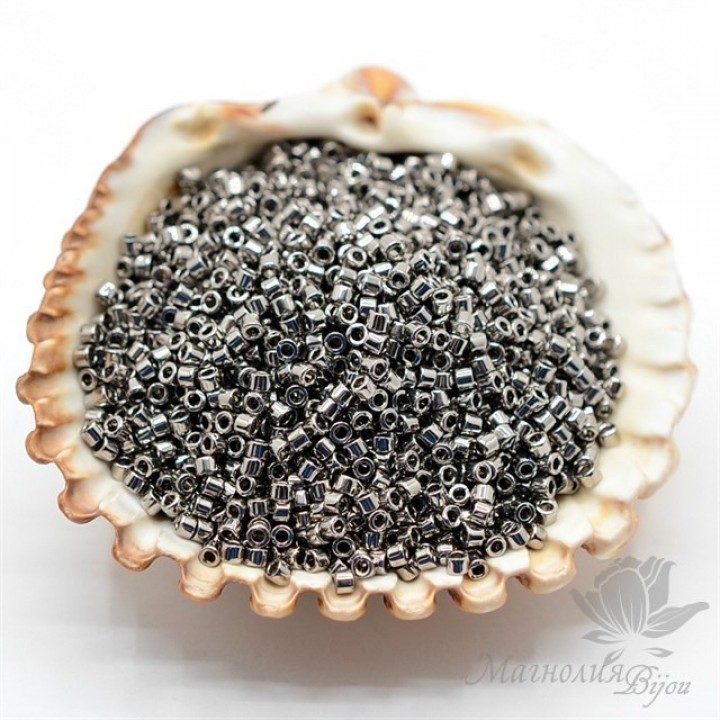 Бисер Delica DB021 Steel, 5 грамм