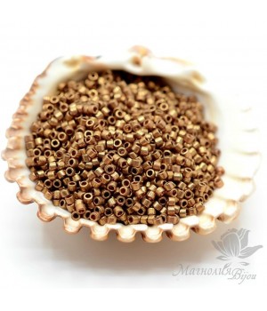 Бисер Delica DB022L Light Bronze, 5 грамм