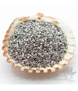 Бисер Delica DB038 Palladium Plated, 5 грамм