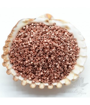 Бисер Delica DB040 Bright Copper Plated, 5 грамм