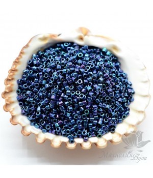 Бисер Delica DB1005 Metallic Purple Gold Iris , 5 грамм