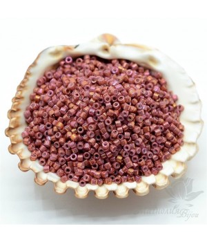 Бисер Delica DB1016 Metallic Rhbarb Luster, 5 грамм