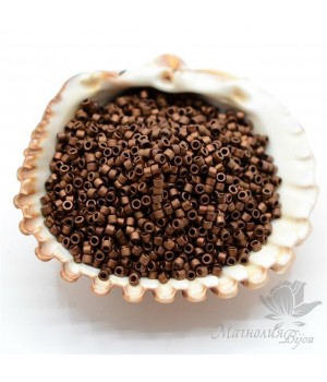 Бисер Delica DB1051 Matte Metallic Bronze/Gold Iris, 5 грамм